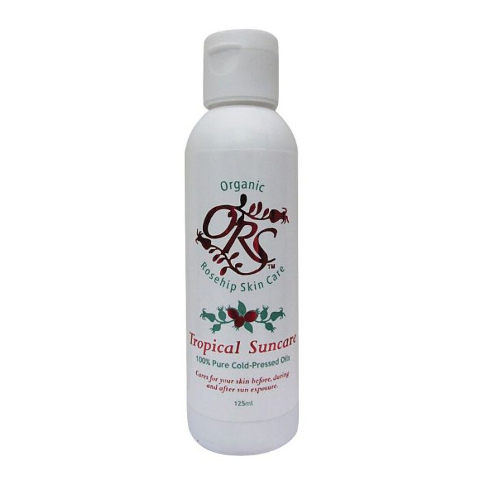 Tropical Suncare Organic Rosehip Skincare