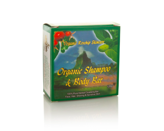 Organic Rosehip Shampoo & Body Bar 100g