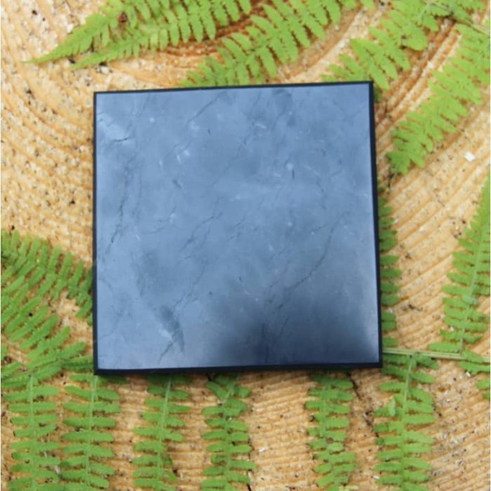 Shungite Tile - Polished 100x100mm