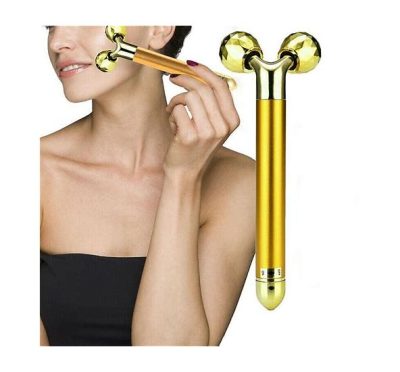 Energy Beauty Bar Face & Body Massager & Rosehip 100% Seed Oil 15ml FREE with 24k Gold Pack